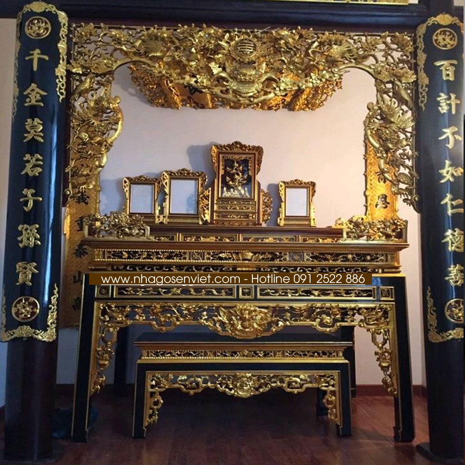 Án gian thờ gỗ đẹp