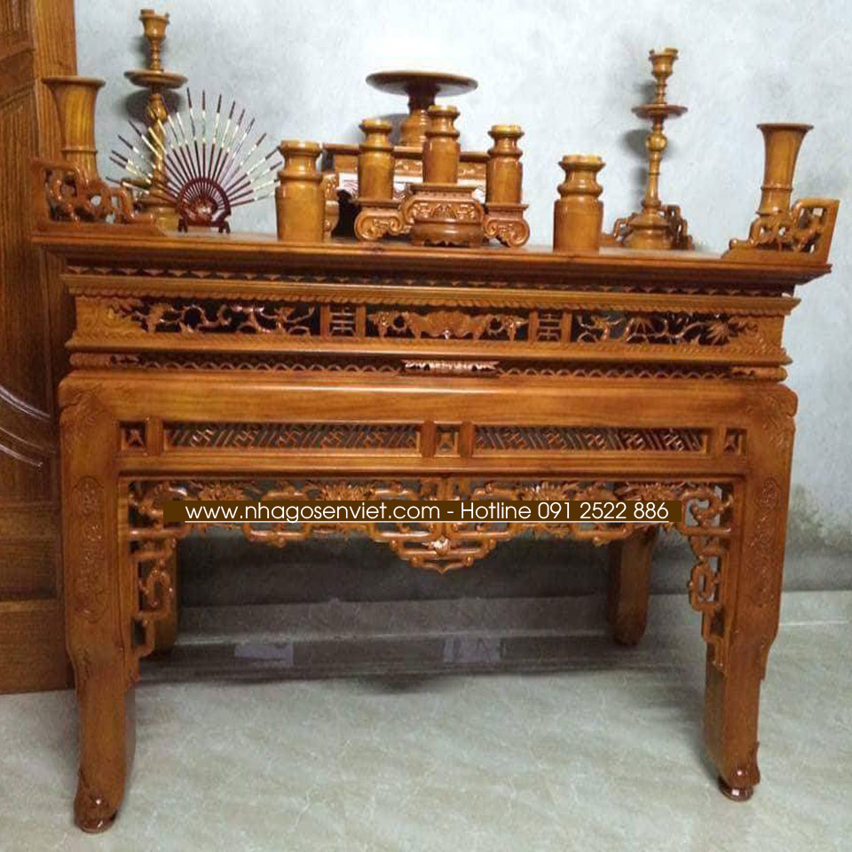 Bàn thờ gỗ Mít