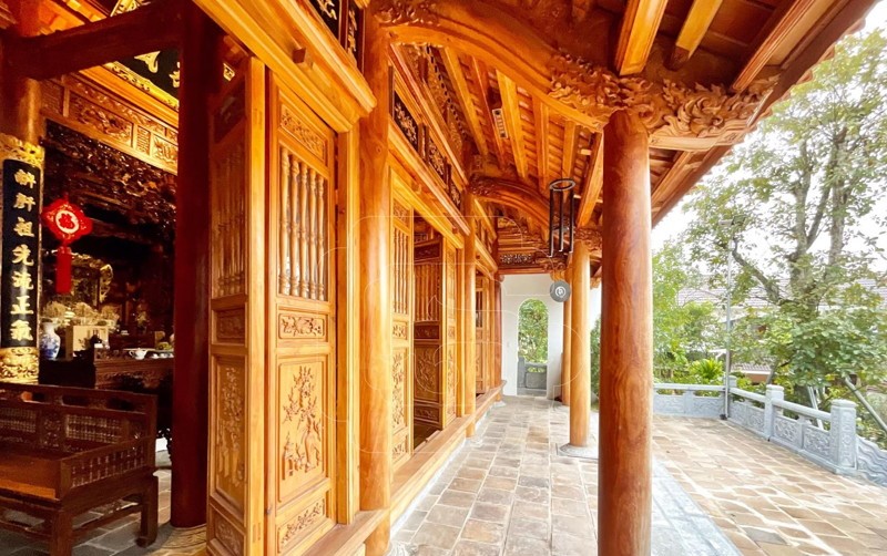 Yếu tố phong thủy trong kiến trúc nhà gỗ 3 gian truyền thống Việt Nam - Nhagosenviet.com 3 Yếu tố phong thủy trong kiến trúc nhà gỗ 3 gian truyền thống Việt Nam - Nhagosenviet.com