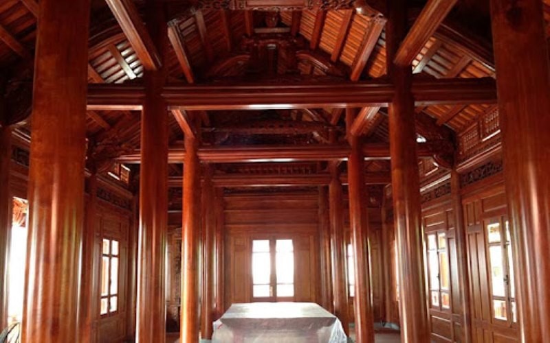 Yếu tố phong thủy trong kiến trúc nhà gỗ 3 gian truyền thống Việt Nam - Nhagosenviet.com 4 Yếu tố phong thủy trong kiến trúc nhà gỗ 3 gian truyền thống Việt Nam - Nhagosenviet.com