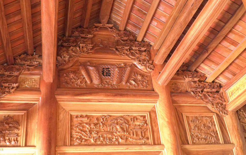 Nhà gỗ Gõ Đỏ 5 gian - Nhagosenviet.com 2 Nhà gỗ Gõ Đỏ 5 gian - Nhagosenviet.com