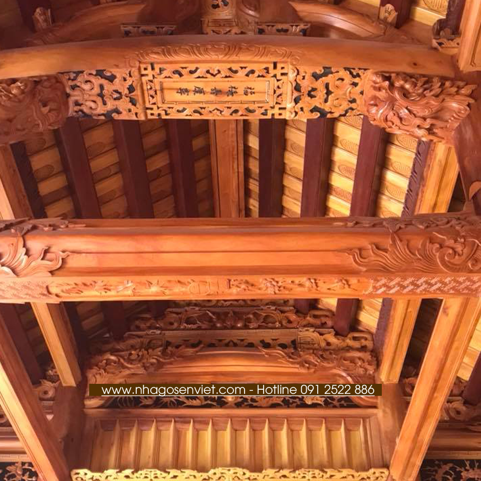 Nhà Gỗ Mít 3 Gian M1