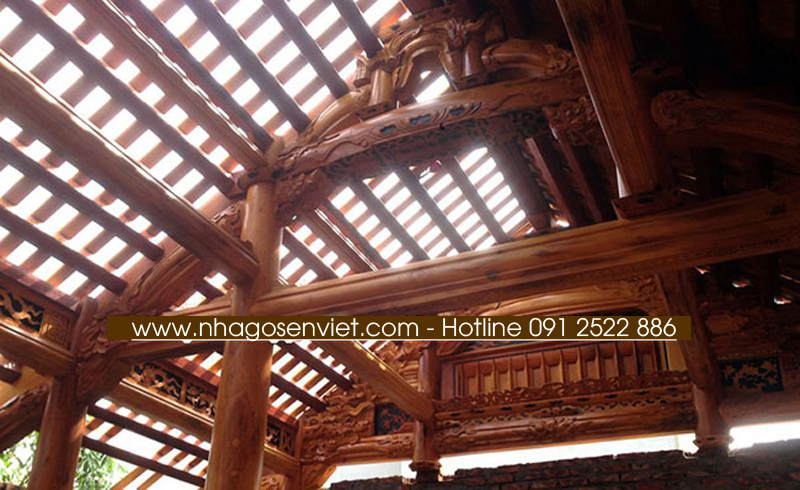 Nhà gỗ Mít 3 gian M2 - Nhagosenviet.com 2 Nhà gỗ Mít 3 gian M2 - Nhagosenviet.com