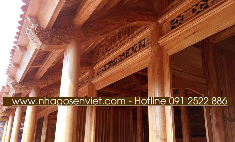 Nhà gỗ Xoan 4 gian - Nhagosenviet.com 2 Nhà gỗ Xoan 4 gian - Nhagosenviet.com