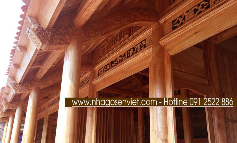 Nhà gỗ Xoan 5 gian - Nhagosenviet.com 1 Nhà gỗ Xoan 5 gian - Nhagosenviet.com